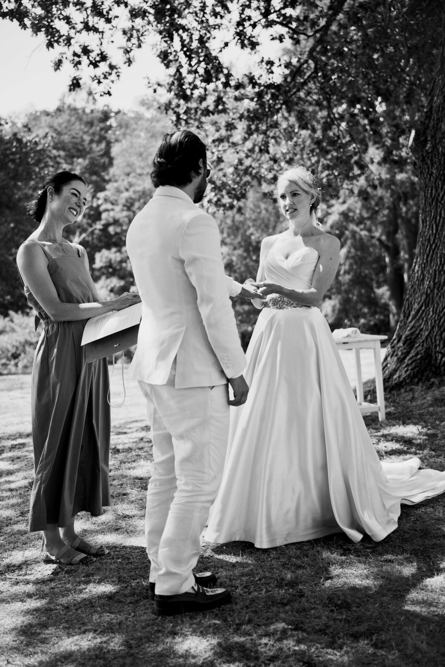 Outdoor wedding ceremony 